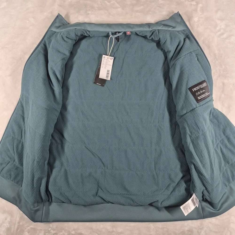 Adidas Ultimate365 Tour Vest Men's Medium Green Frostguard Golf Performance NWT